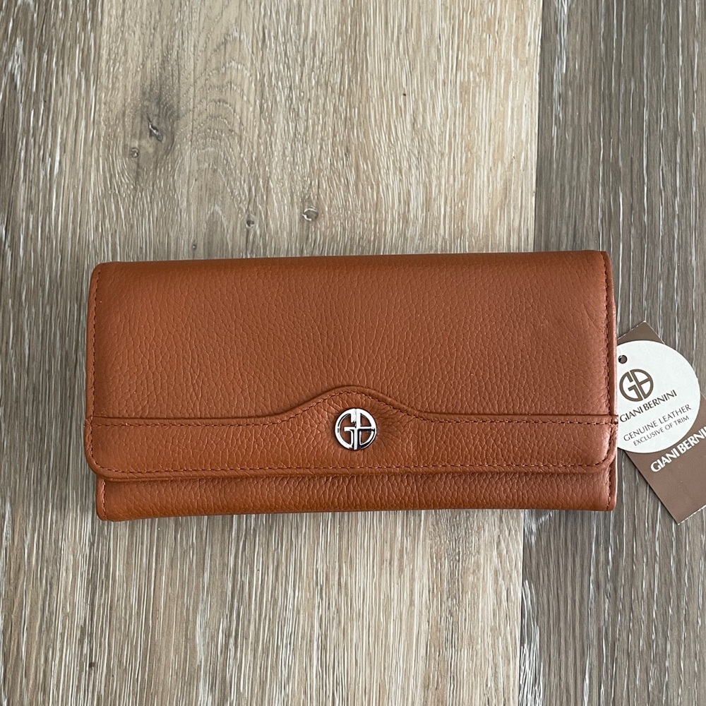Giani Bernini Tan Leather Wallet